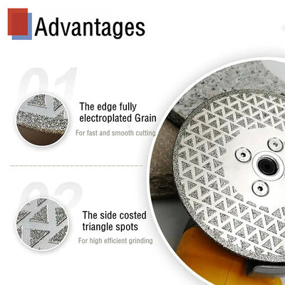 9inch 230mm Electroplated diamond saw blade tool for cutting and grinding marble